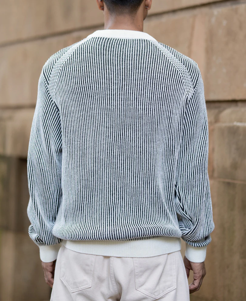 Black And White Striped Sweater - Image 5