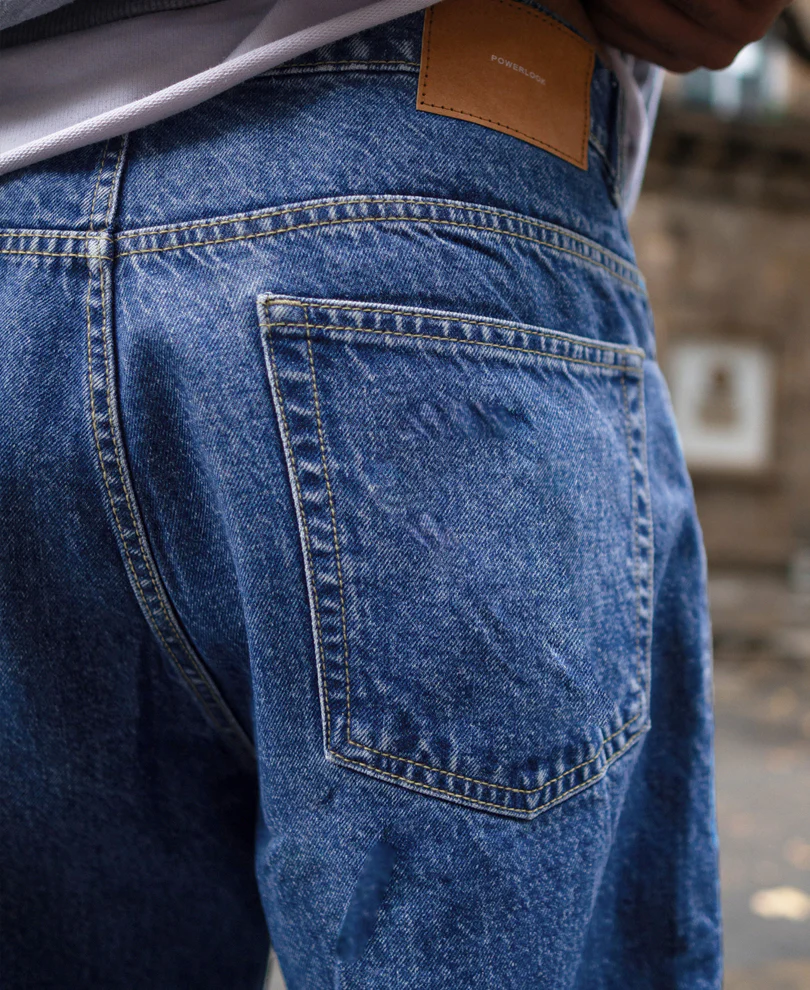 Blue Baggy Fit Jeans - Image 5