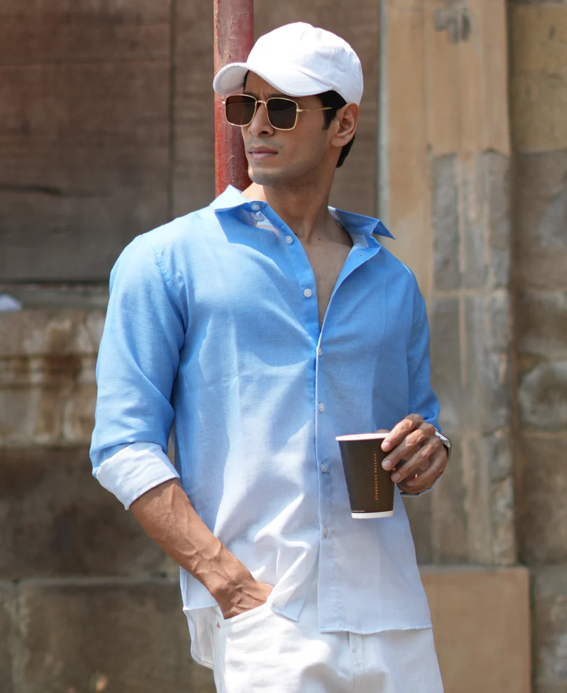 Blue Ombre Shirt - Image 4