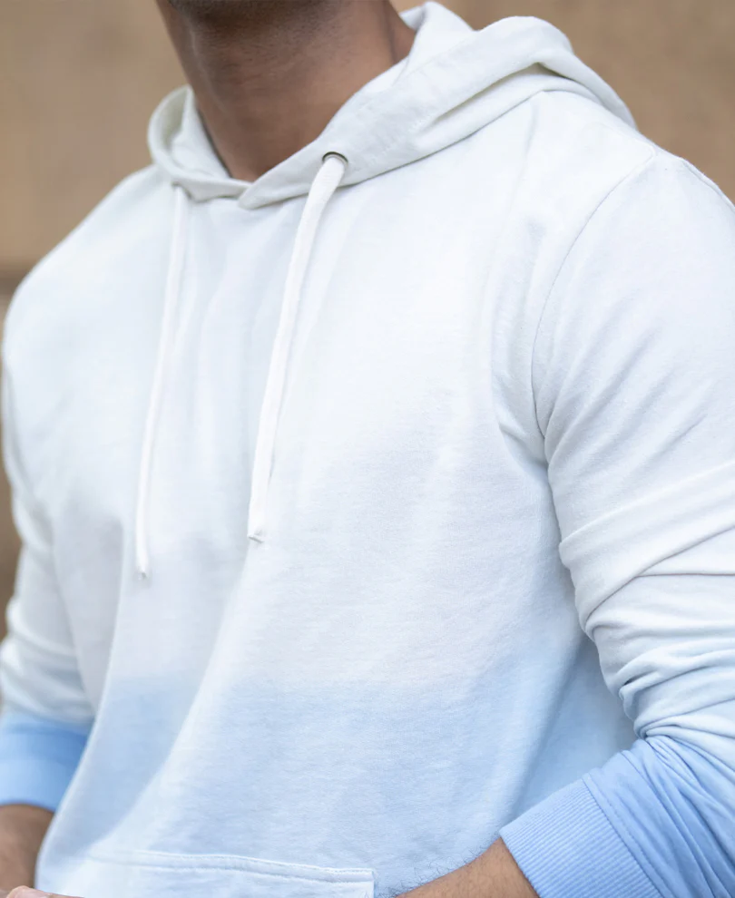 Blue Ombre Hoodie - Image 4