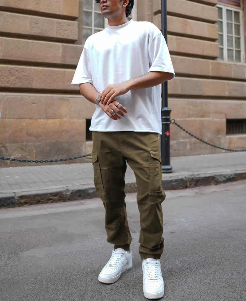 Brown Regular Fit Cargo Pant - Image 5