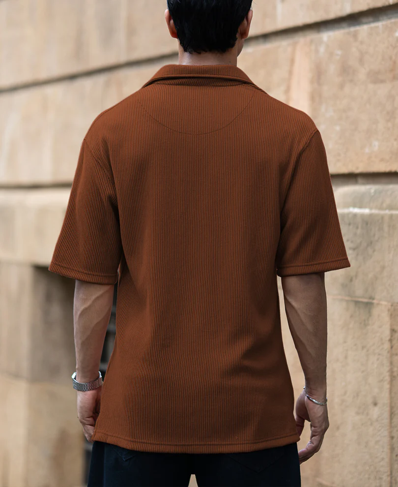 Brown Shirt With Pockets - Image 5