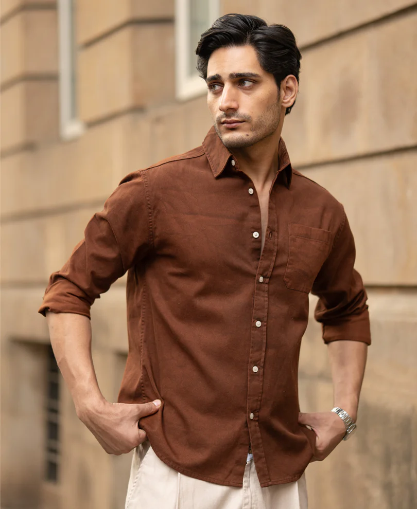 Brown Sprayed Shirt - Image 2