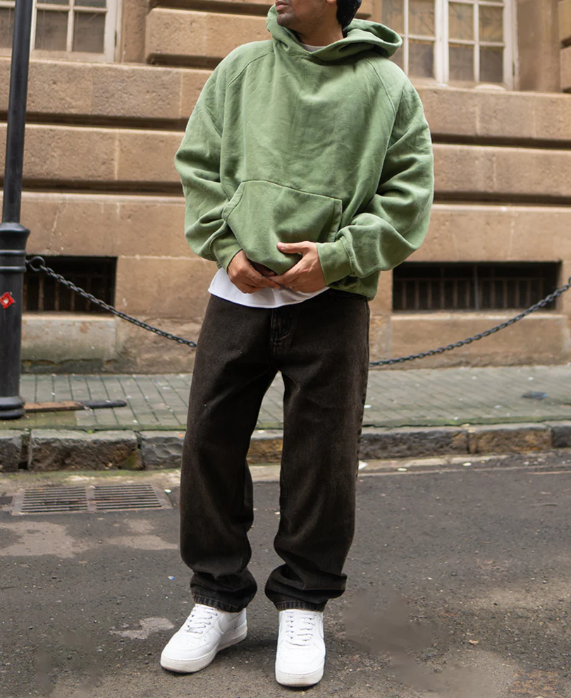 Brown Baggy fit Denim Jeans - Image 6