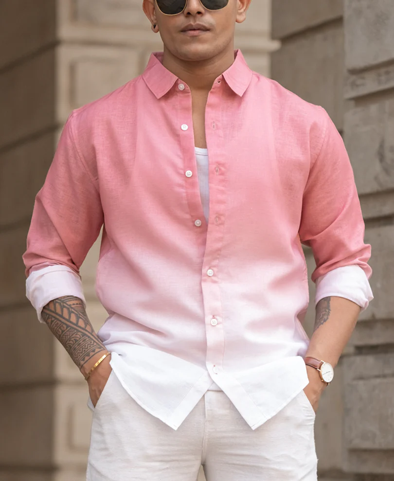 Coral Ombre Shirt - Image 3
