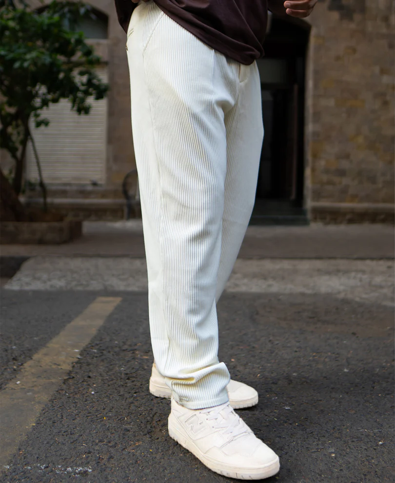 Cream Knit Gurkha Pant - Image 2