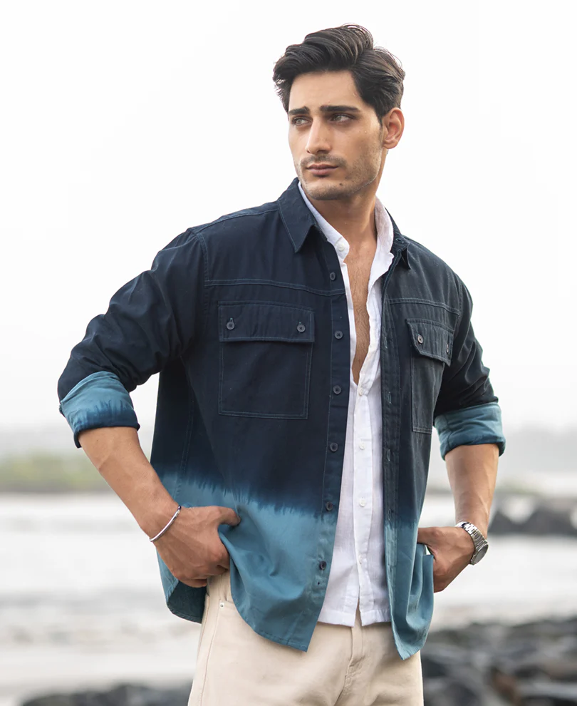Dark Sky Structured Cargo Overshirt - Image 2