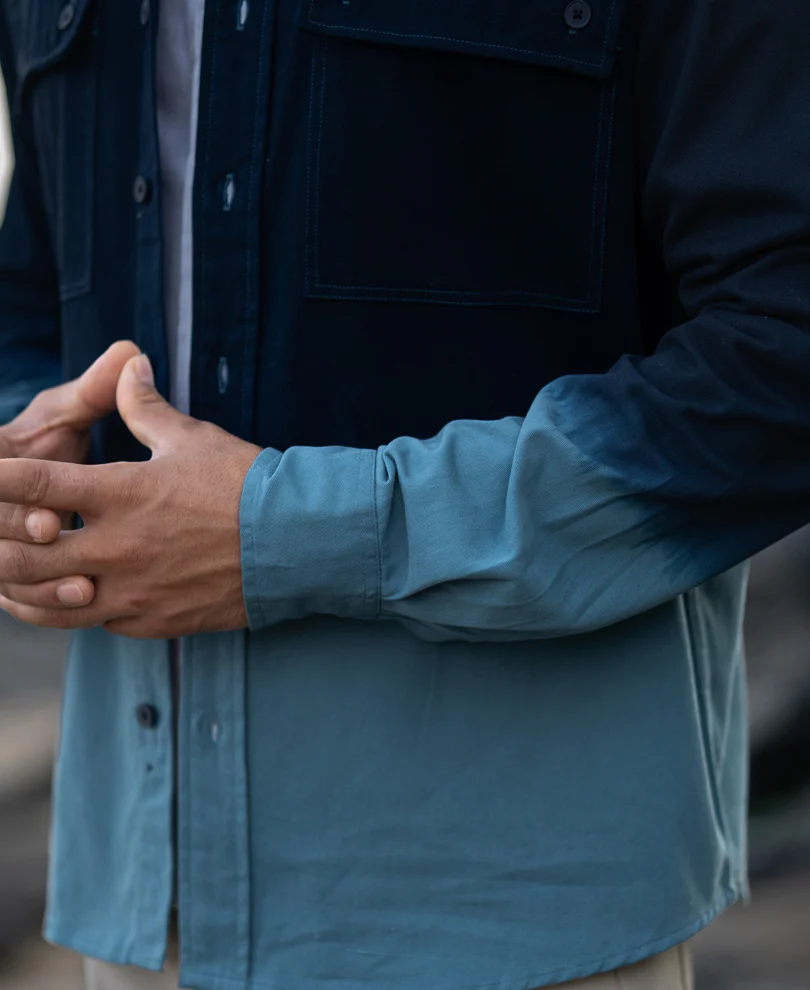Dark Sky Structured Cargo Overshirt - Image 4
