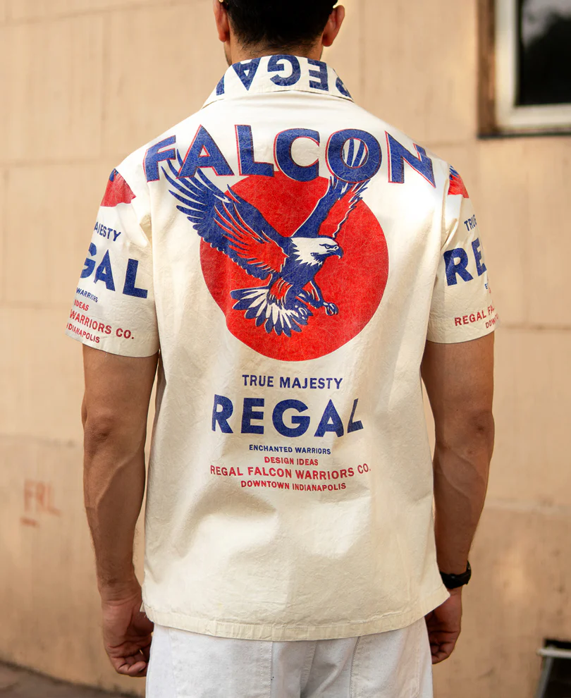 Falcon Washed Printed Shirt - Image 5