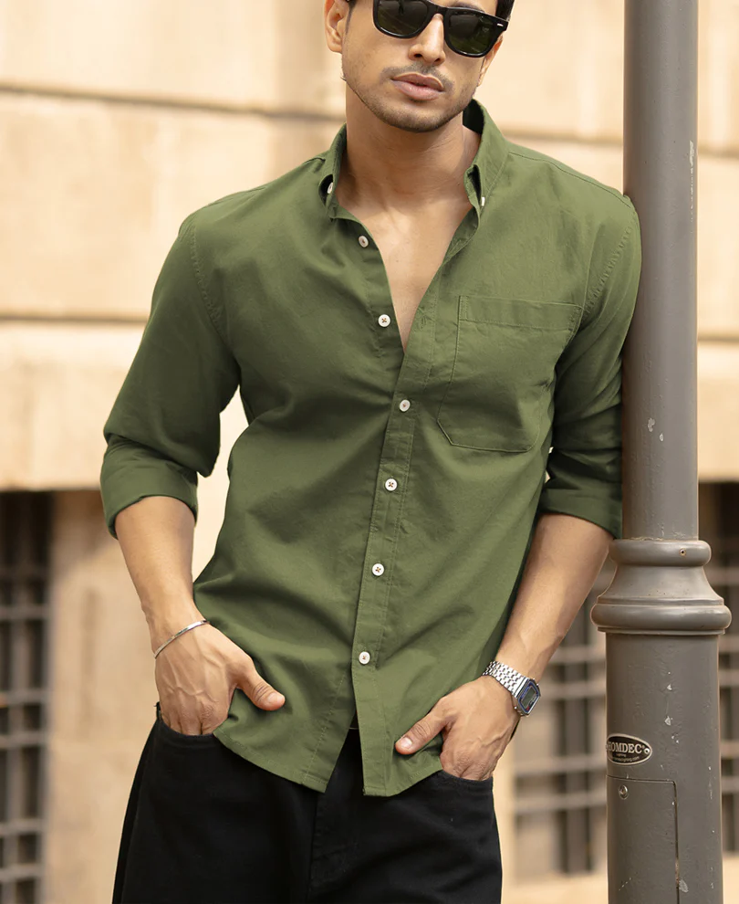 Green Lightweight Shirt - Image 3