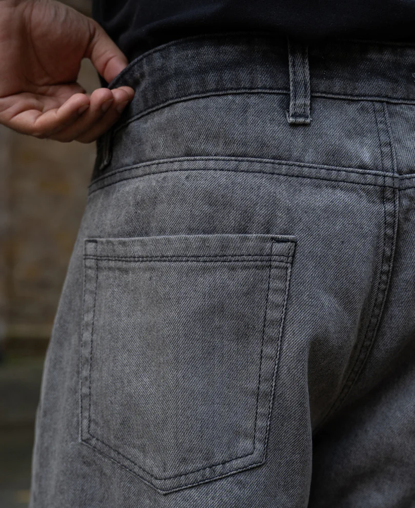 Grey Ombre Baggy Jeans - Image 6