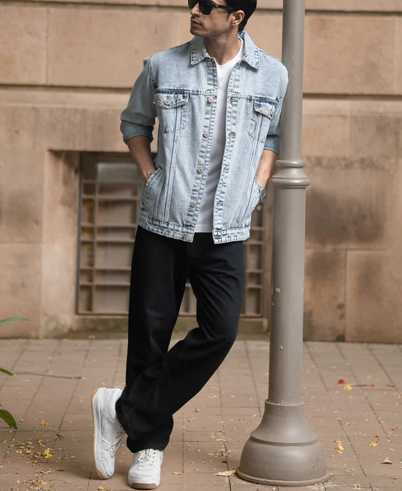 Ice Blue Denim Jacket - Image 7