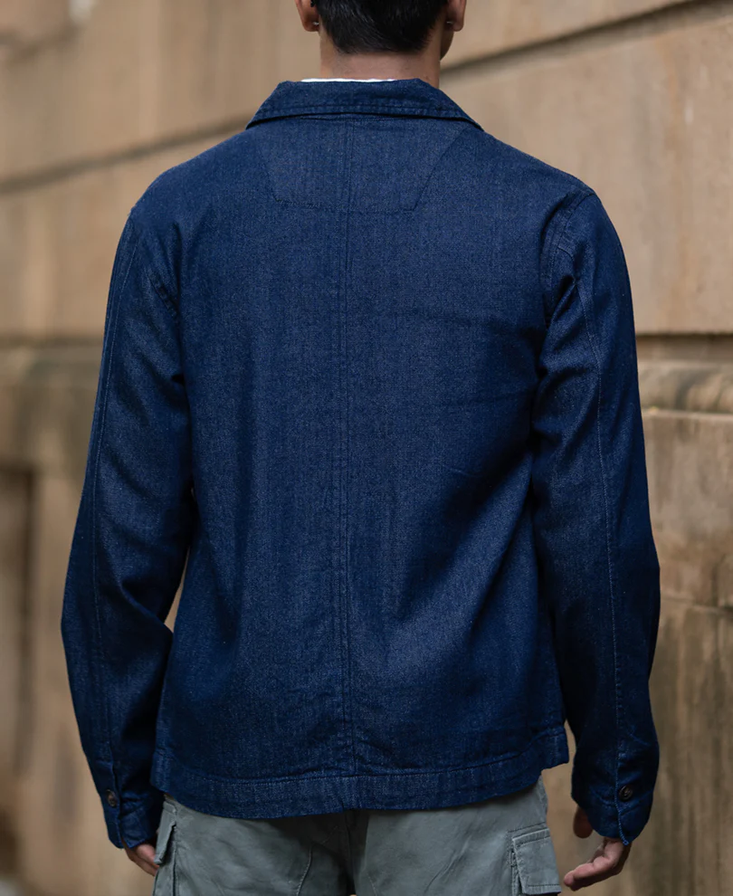 Indigo Denim Overshirt - Image 6
