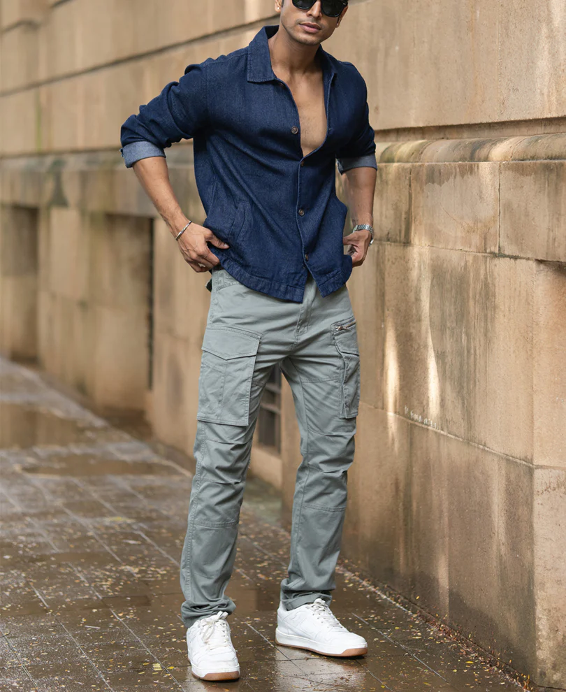 Indigo Denim Overshirt - Image 7