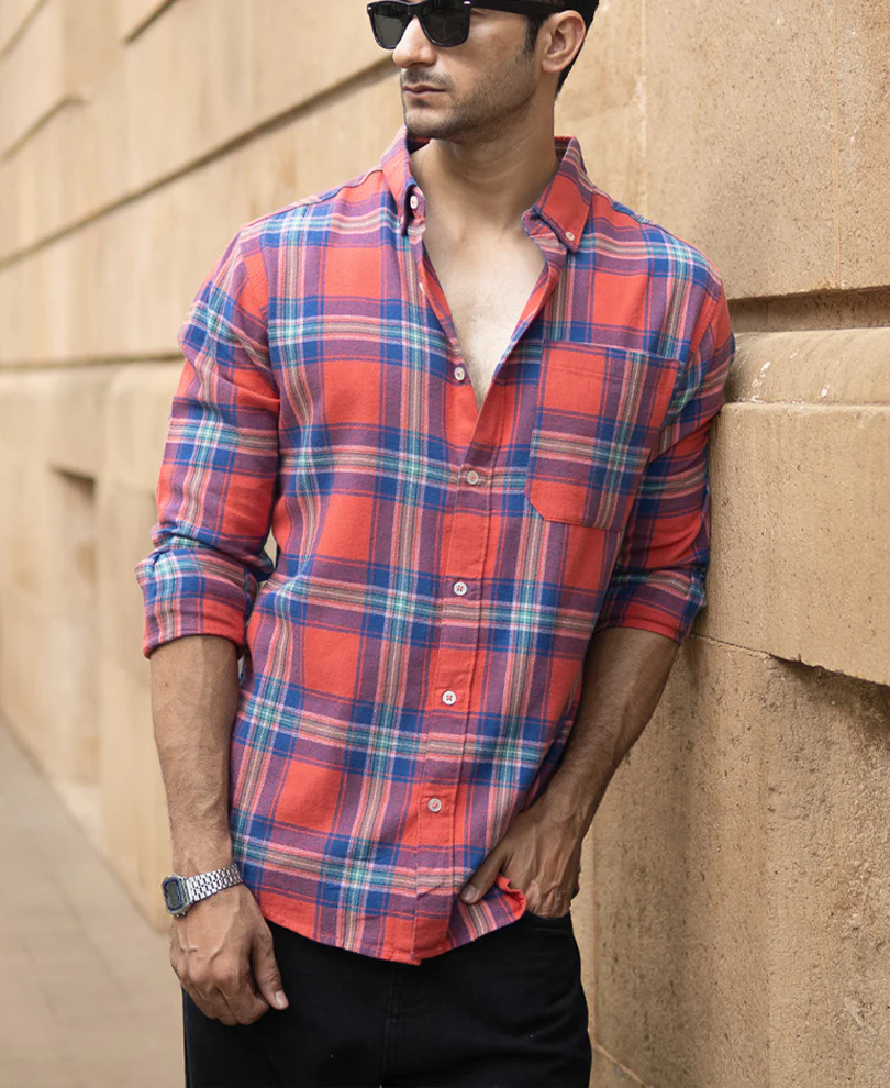 Multicolour Checks Shirt - Image 2