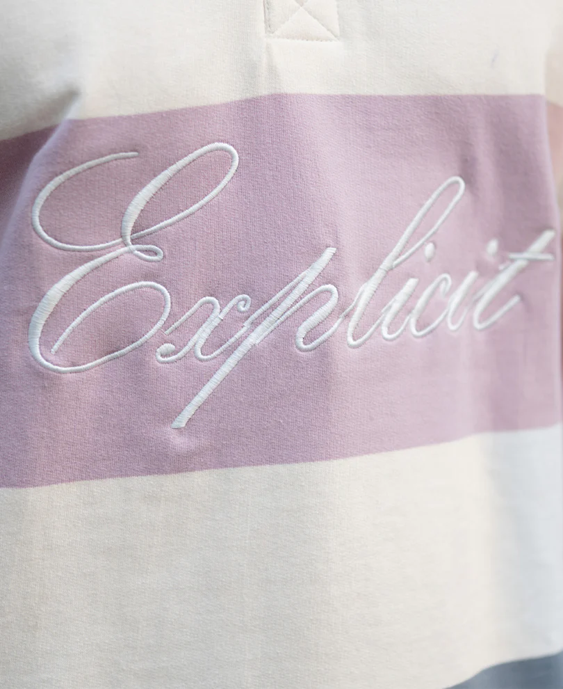 Multicolour Stripe Embroidered T-Shirt - Image 4