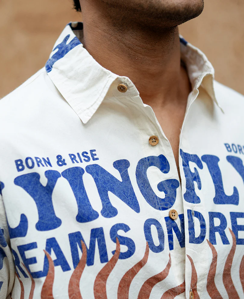 Multicolour Washed Printed Shirt - Image 3
