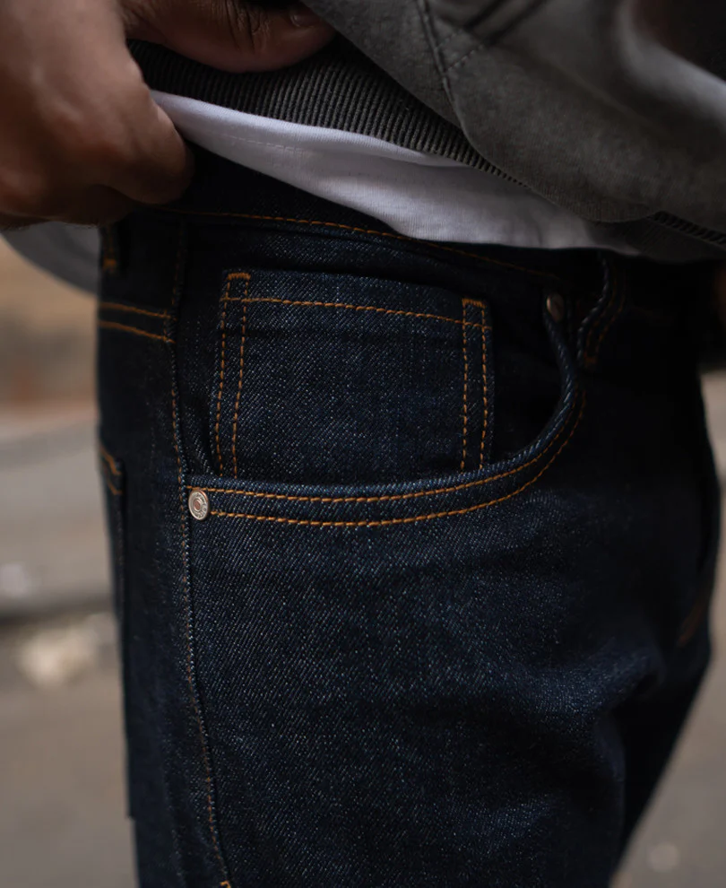 Raw Indigo Regular Fit Denim Jeans - Image 5