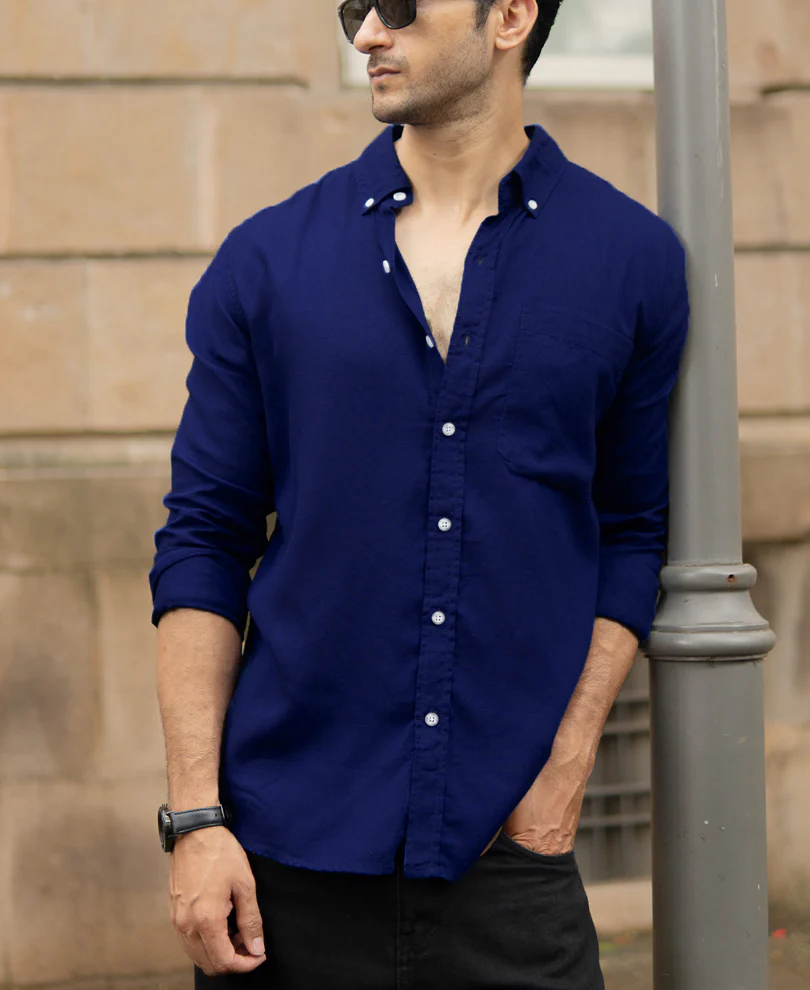 Royal Linen Blend Shirt - Image 2