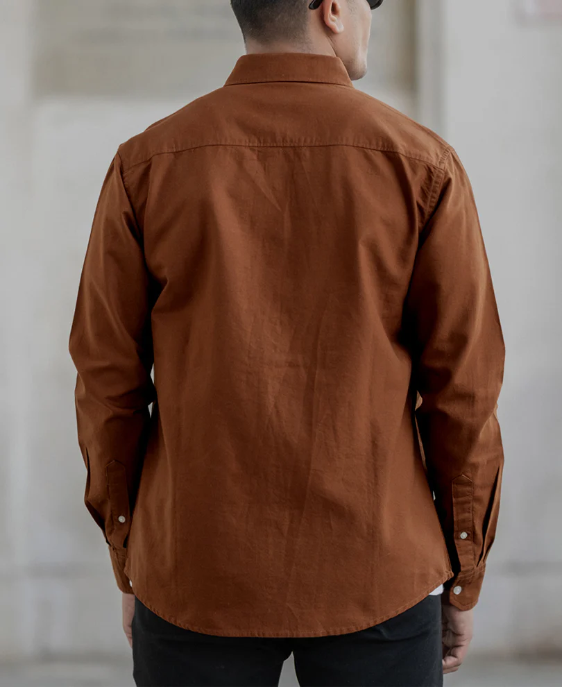 Tan Oxford Shirt - Image 4
